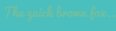 Image with Font Color 72BF9E and Background Color 4BBFBE